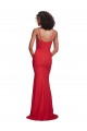 Sleeveless Spaghetti Straps Stretch Crepe Mermaid Evening Dress Online