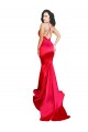 Sleeveless Sweetheart Low Back Stretch Satin Mermaid Formal Evening Dress Online