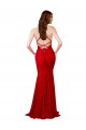 Sleeveless V-Neck Low Back Lace Mermaid Formal Dress Online