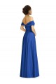 Cap Sleeves Off the Shoulder Soft Chiffon A-Line Semi Formal Evening Dress Online