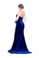 Sleeveless Sweetheart Low Back Stretch Velvet Mermaid Formal Evening Dress Online
