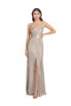 Sleeveless V-Neck V-Back Sparkling Sequin Sheath Formal Evening Dress Online