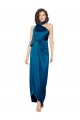 Sleeveless Halter Neck Silky Satin Sheath Formal Evening Dress Online