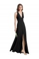 Sleeveless Halter Neck Stretch Crepe Sheath Formal Evening Dress Online