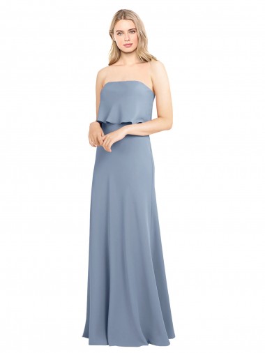 Sleeveless High Neck Stretch Crepe Sheath Formal Dress Online