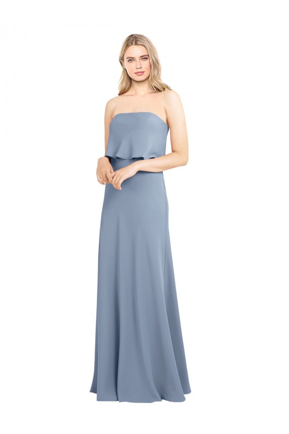 Sleeveless High Neck Stretch Crepe Sheath Formal Dress Online