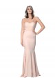Sleeveless Sweetheart Low Back Stretch Crepe & Tulle Sheath Formal Evening Dress Online