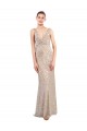 Sleeveless V-Neck Low Back Sparkling Sequin Sheath Formal Evening Dress Online