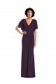 Split Sleeves V-Neck Spandex Sheath Formal Evening Dress Online