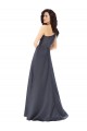 Sleeveless One Shoulder Satin A-Line Formal Evening Dress Online