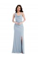 Sleeveless One Shoulder Stretch Crepe Trumpet Formal Dress Online