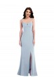 Sleeveless Spaghetti Straps Stretch Crepe Trumpet Formal Evening Dress Online