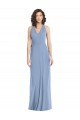 Sleeveless Halter Neck Open Back Soft Chiffon Trumpet Formal Evening Dress Online